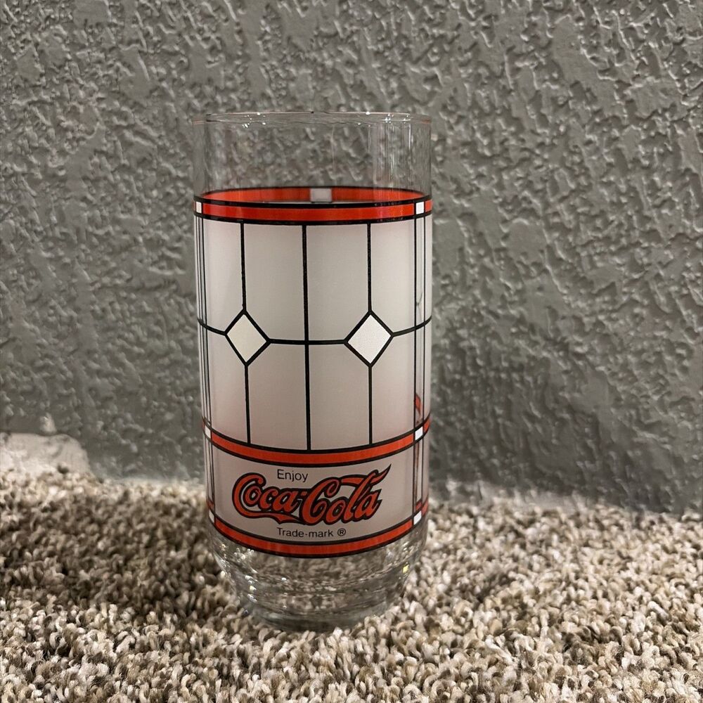 Vintage Tiffany Style Coke Glasses